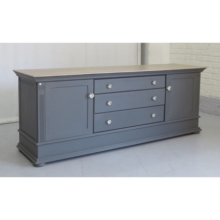 LARGE PAINTED SIDEBOARD