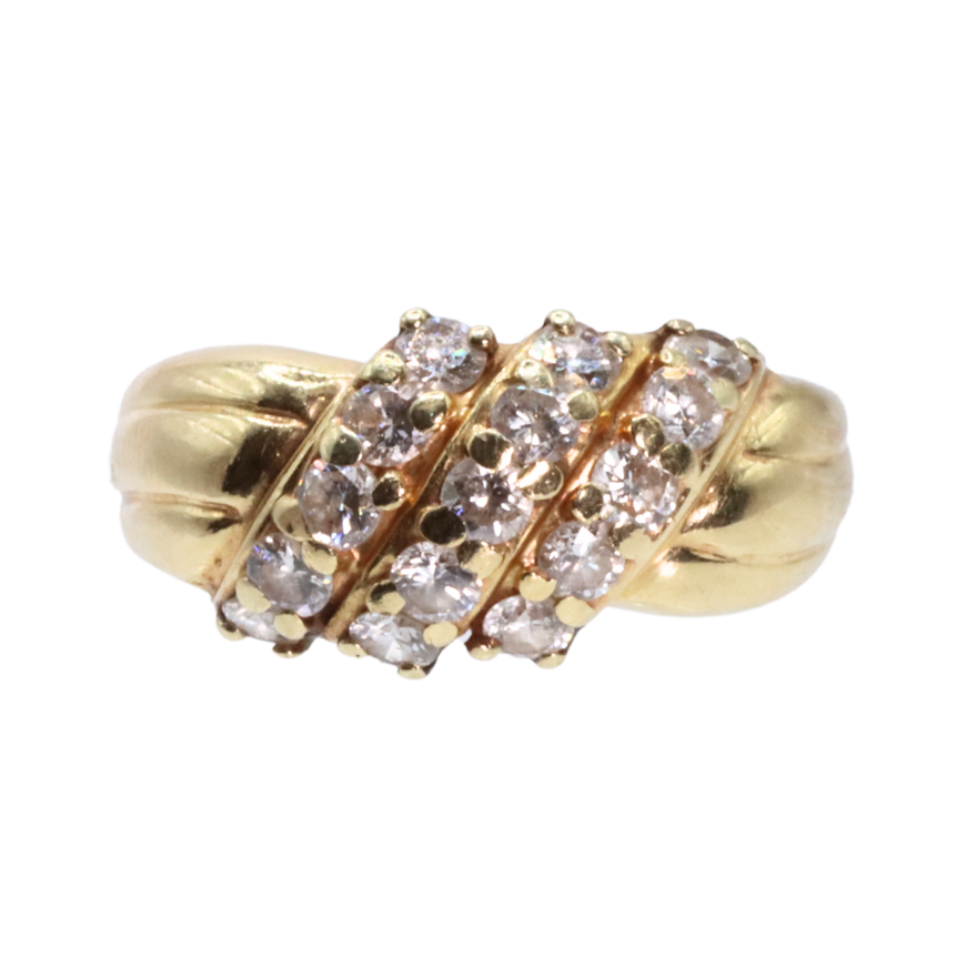 Anillo Casual de 3 líneas
