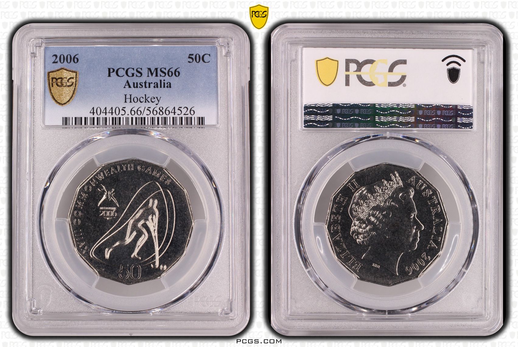 Hockey, Fifty Cent, 2006, MS66