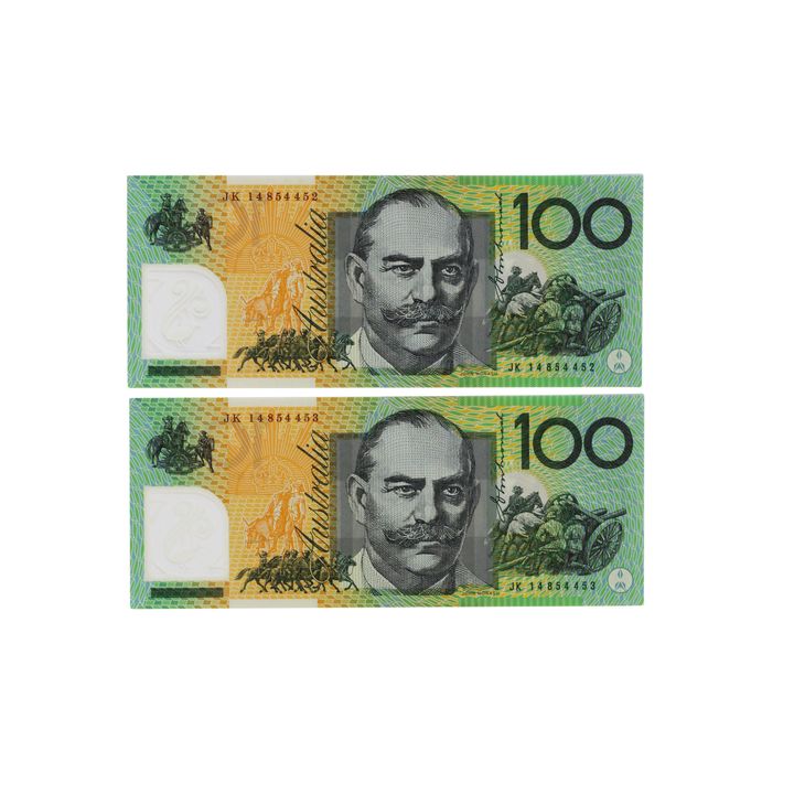 Pair, Stevens/Parkinson, One Hundred Dollars, 2014, UNC
