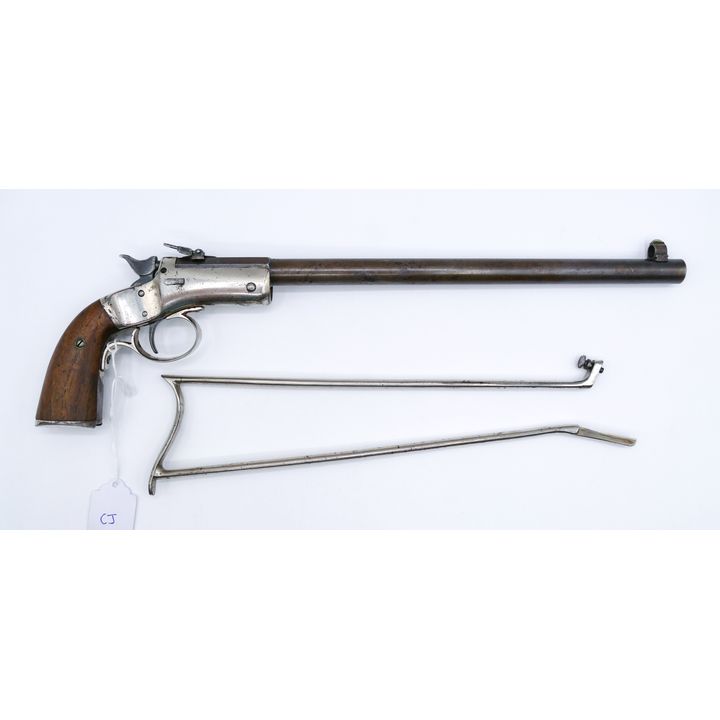 J.E. Stevens Model 40 .22 Pistol with Metal Stock