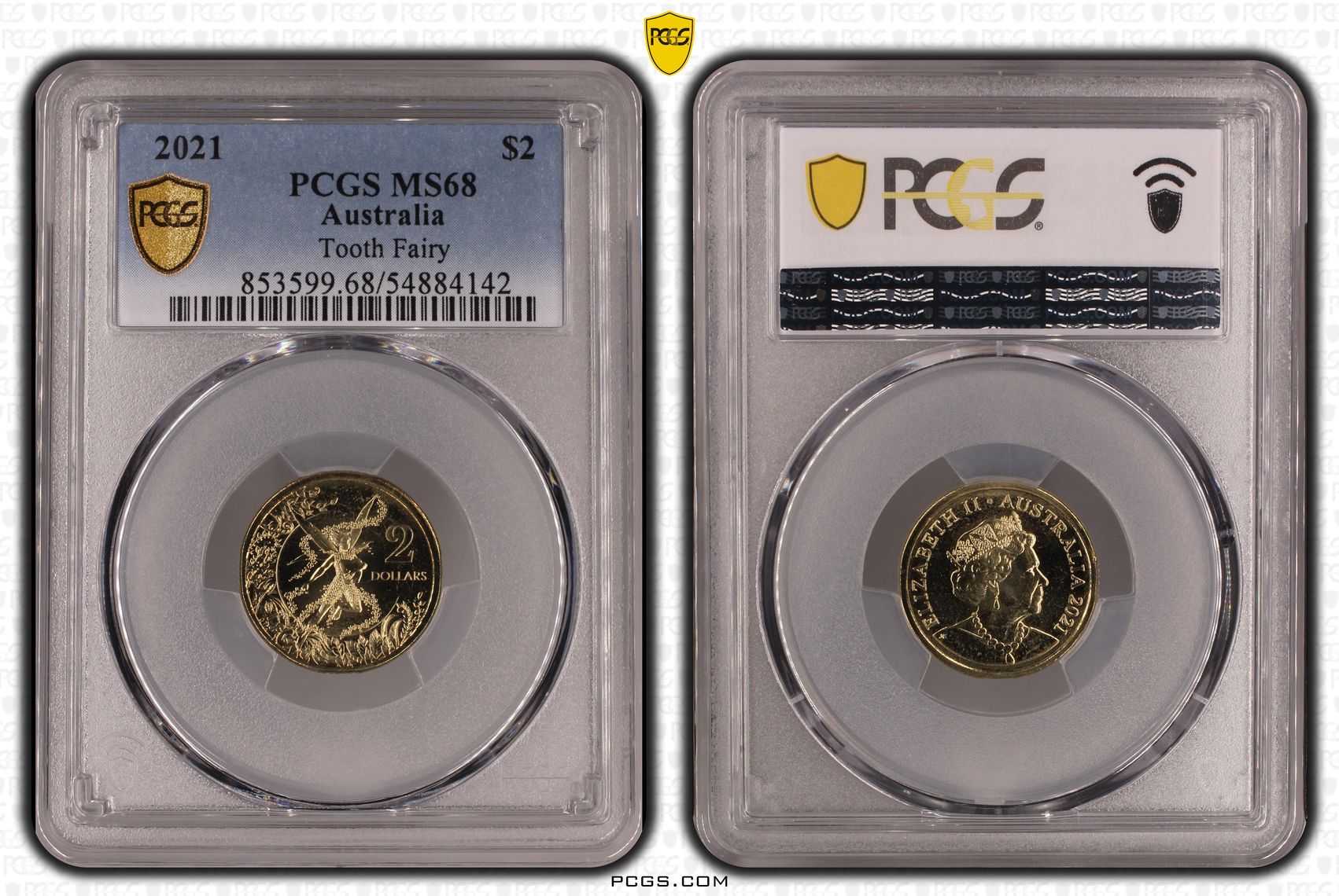 Tooth Fairy, Two Dollar, 2021, PCGS MS68