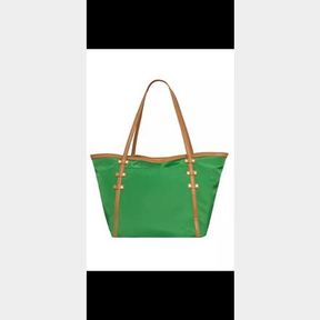 ALEXIS BENDEL SHOPPING HANDBAG GREEN-BROWN - 51818/5441