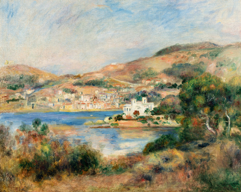 Pierre-Auguste Renoir
(French, 1841-1919)
La Baie de Villefranche-sur-Mer, 1899