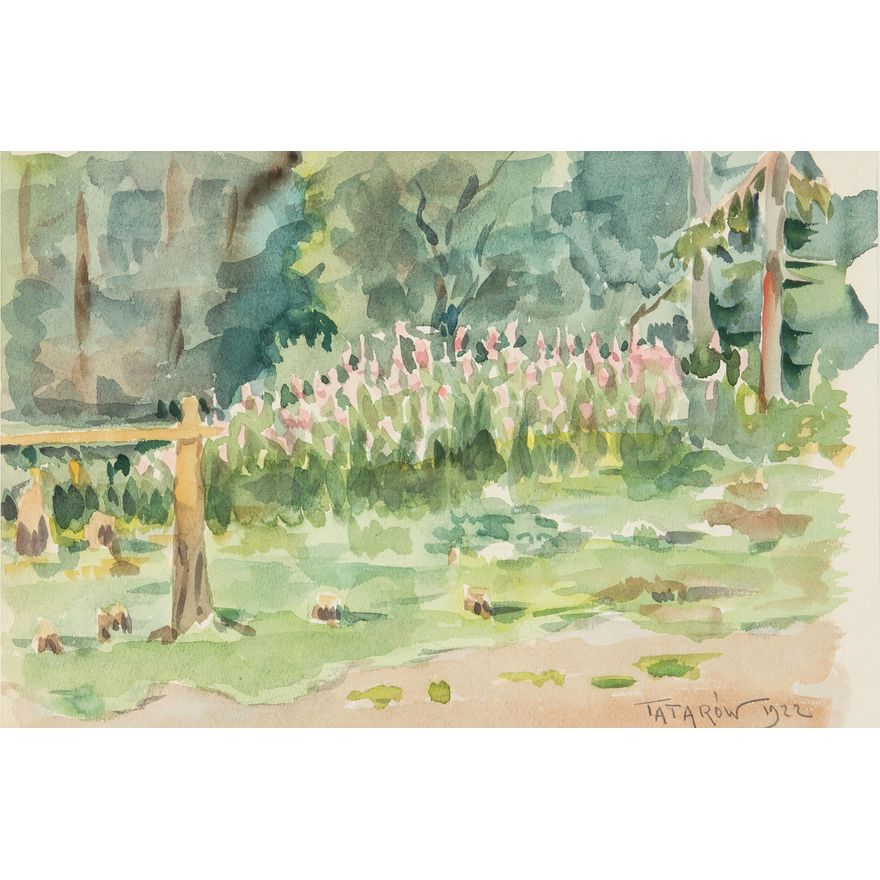Karol Kossak | Ogród w Tatarowie, 1922