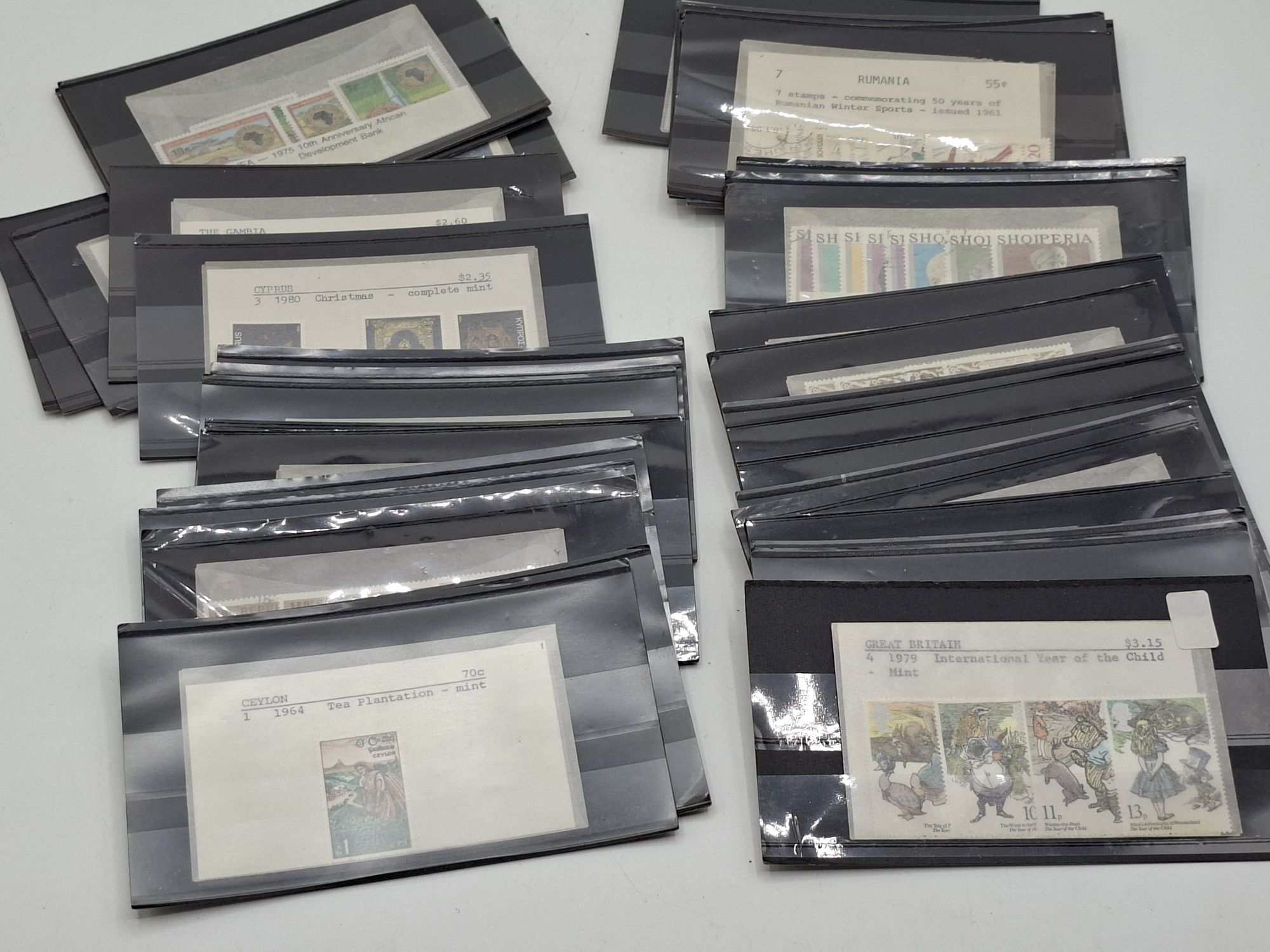 COLLECTION OF WORLD STAMP SETS