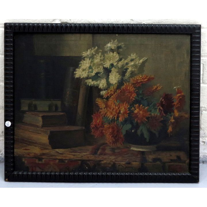 FRAMED OIL ON CANVAS - UNSIGNED