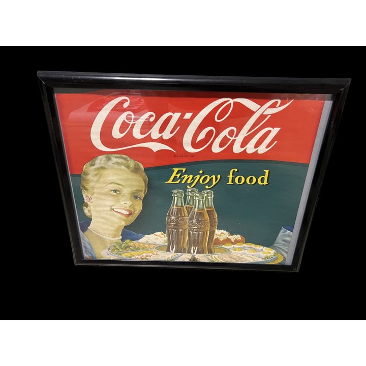 Coca Cola Coke Enjoy Food Soda Sign