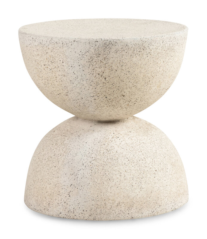 A Contemporary Faux Terrazzo Side Table