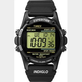 TIMEX EXPEDITION ATLANTIS BLACK RESIN STRAP WATCH