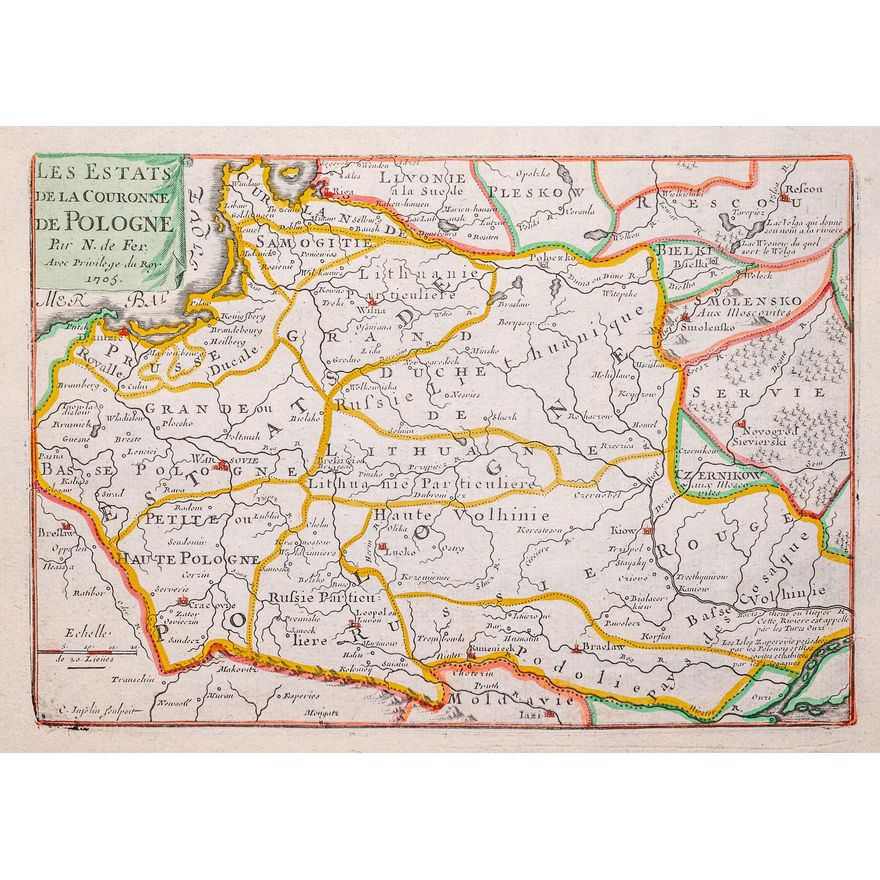 Nicolas de Fer | Les Estats de la Couronne de Pologne