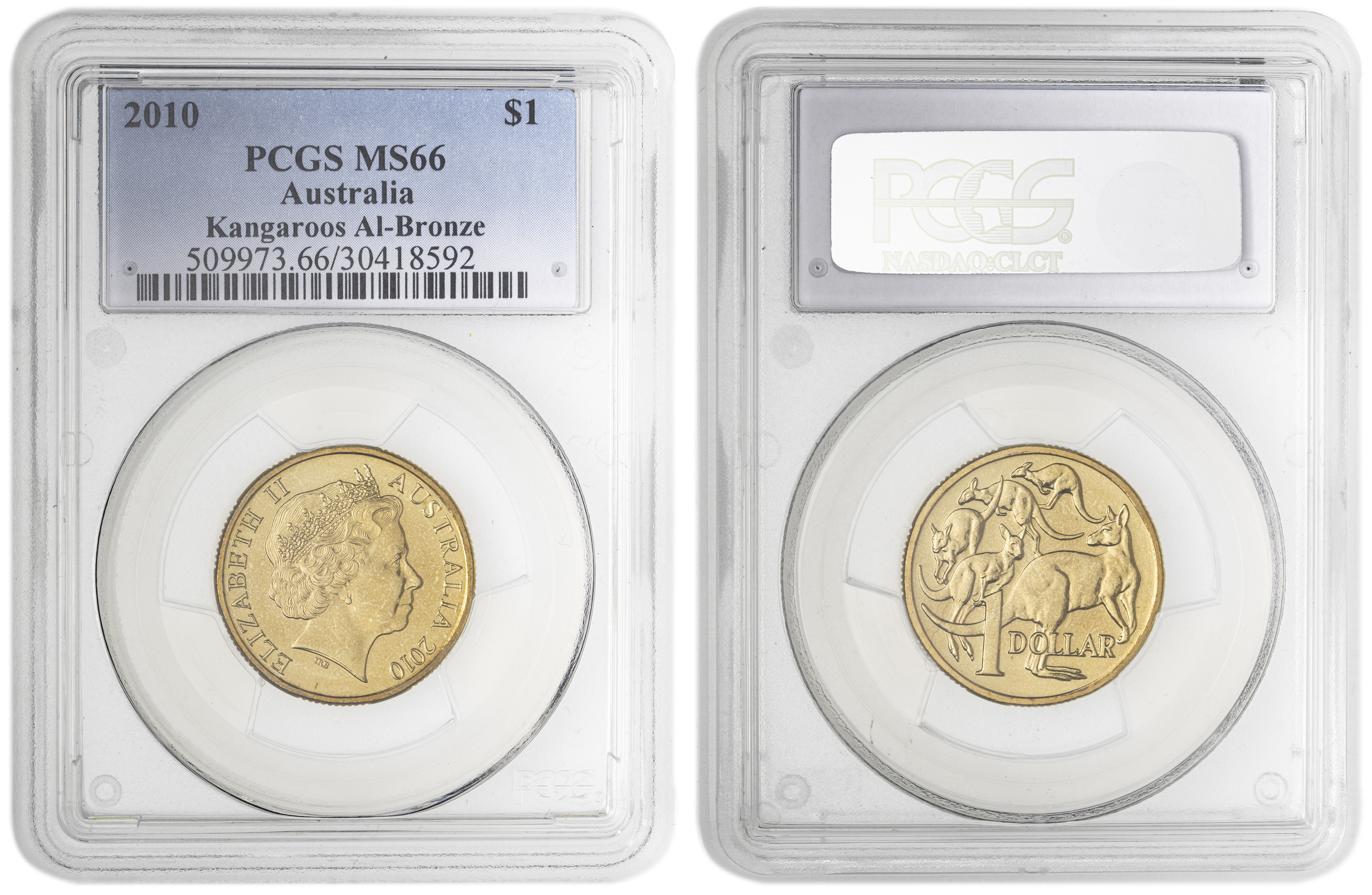 , One Dollar, 2010, PCGS MS66