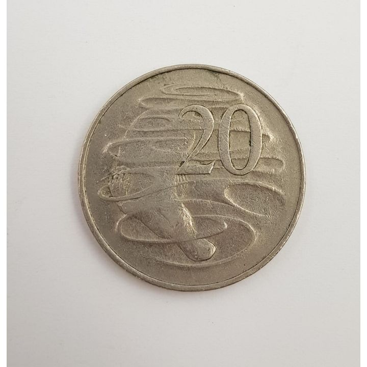 Wavy Base 20c Coin - 1966