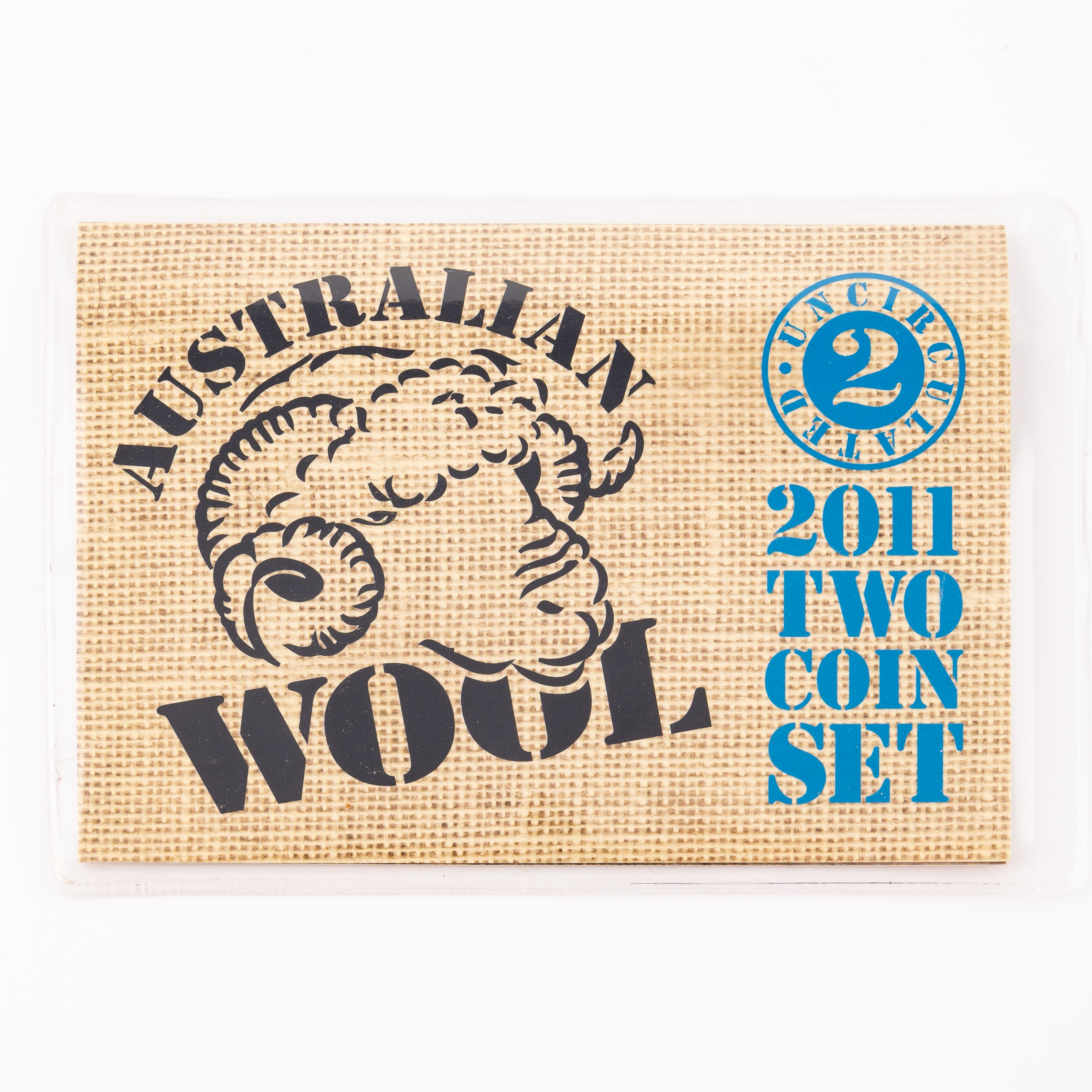 Elizabeth II, RAM - Australian Wool, Twenty Cents - One Dollar, 2011, UNC