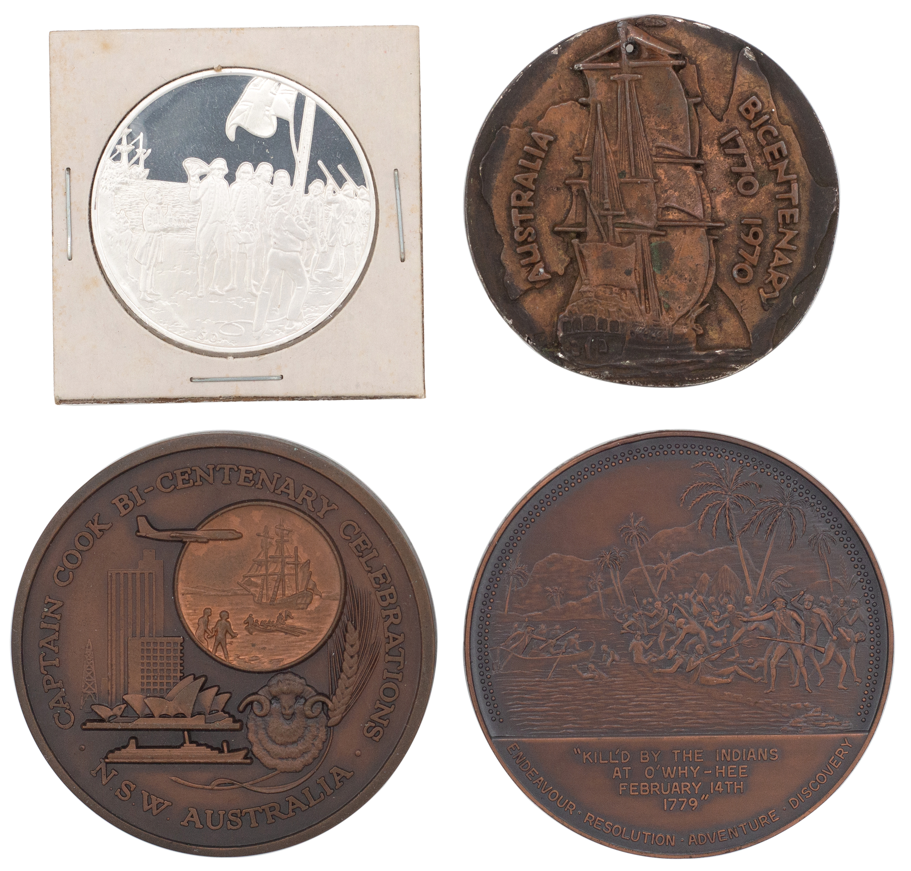 Captain Cook Interest, 1770 - 1970, EF - UNC