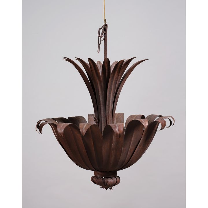An attractive iron chandelier