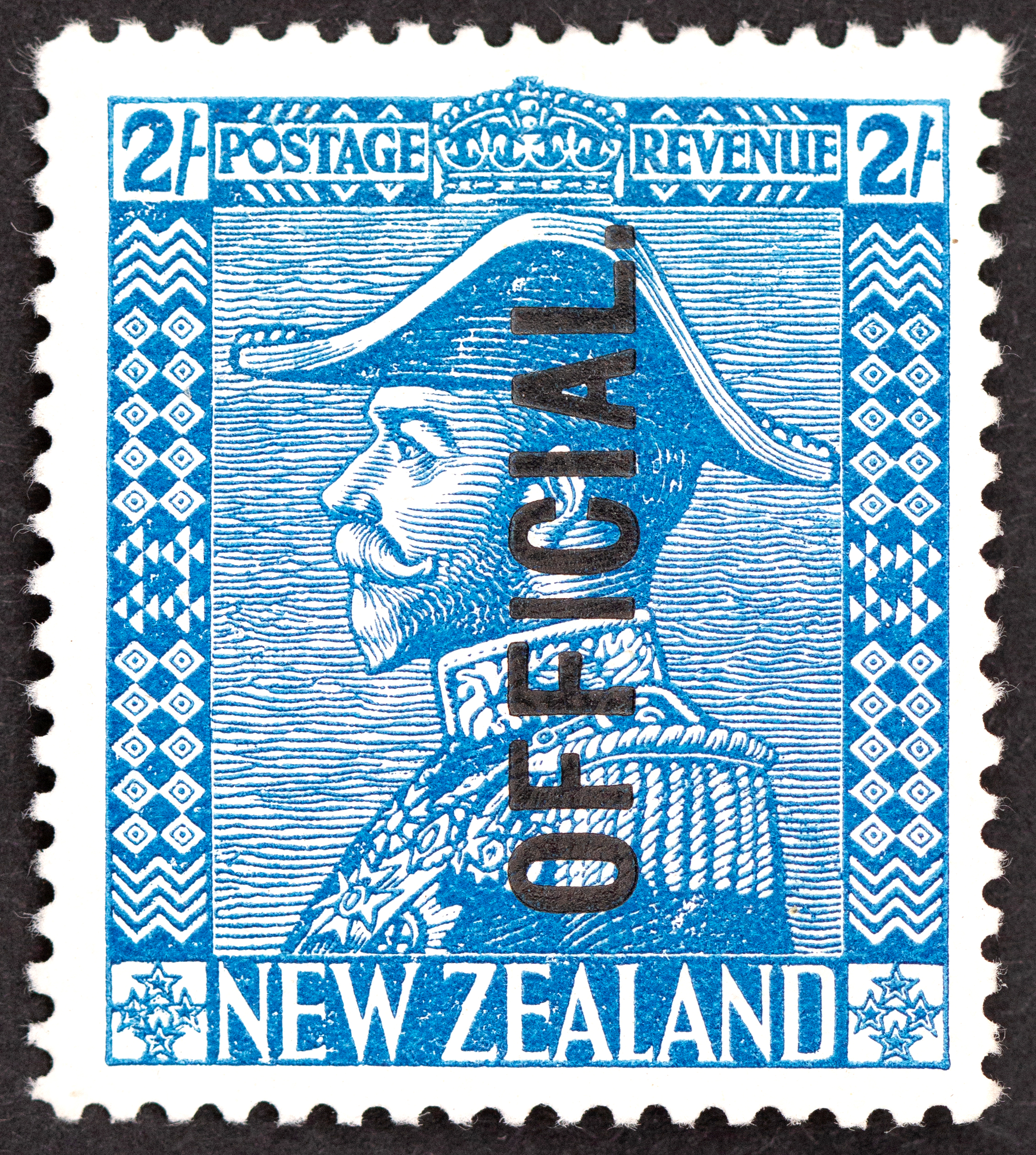 New Zealand, Two Shillings, Light Blue, 1928, MLH