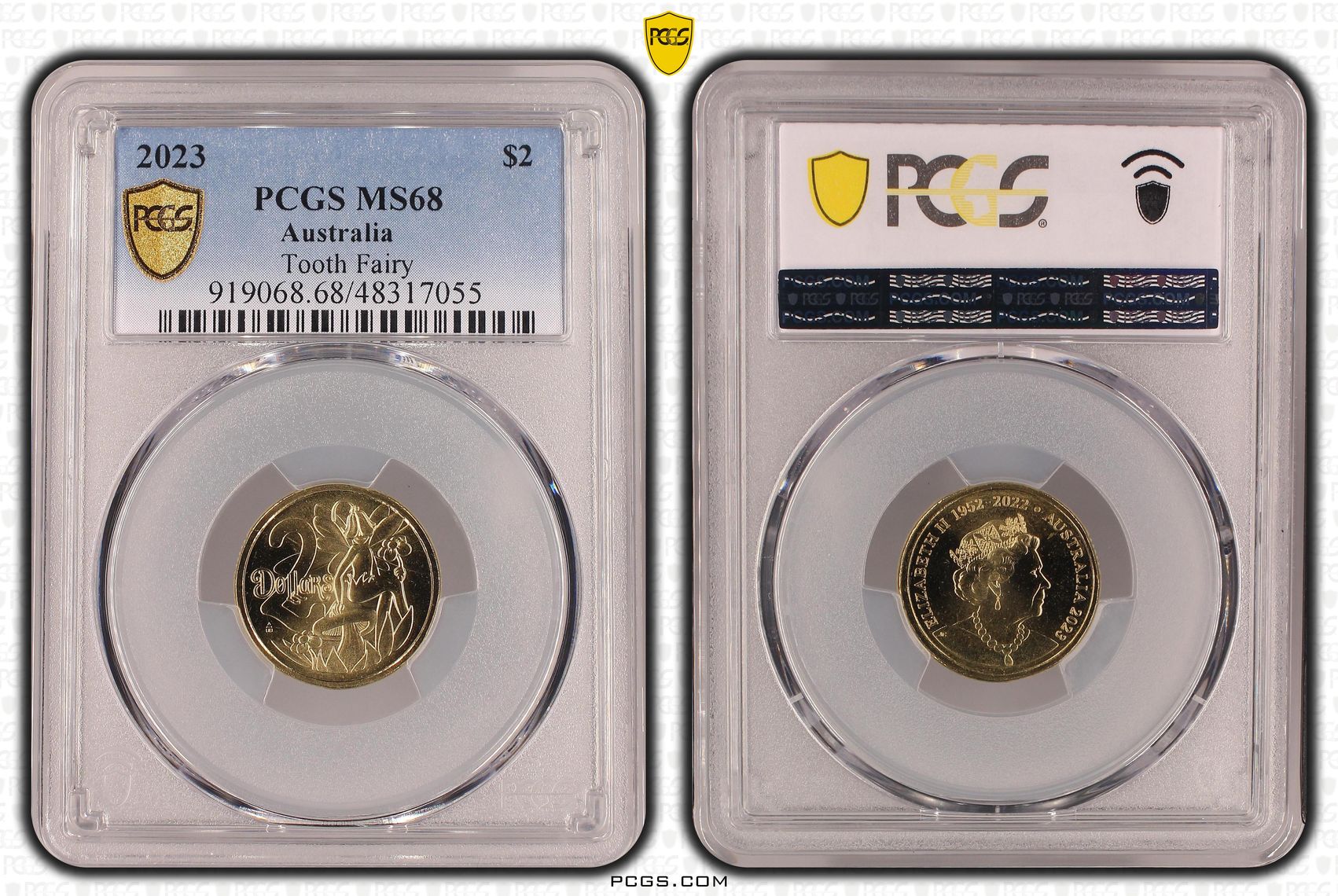 Tooth Fairy, Two Dollar, 2023, PCGS MS68
