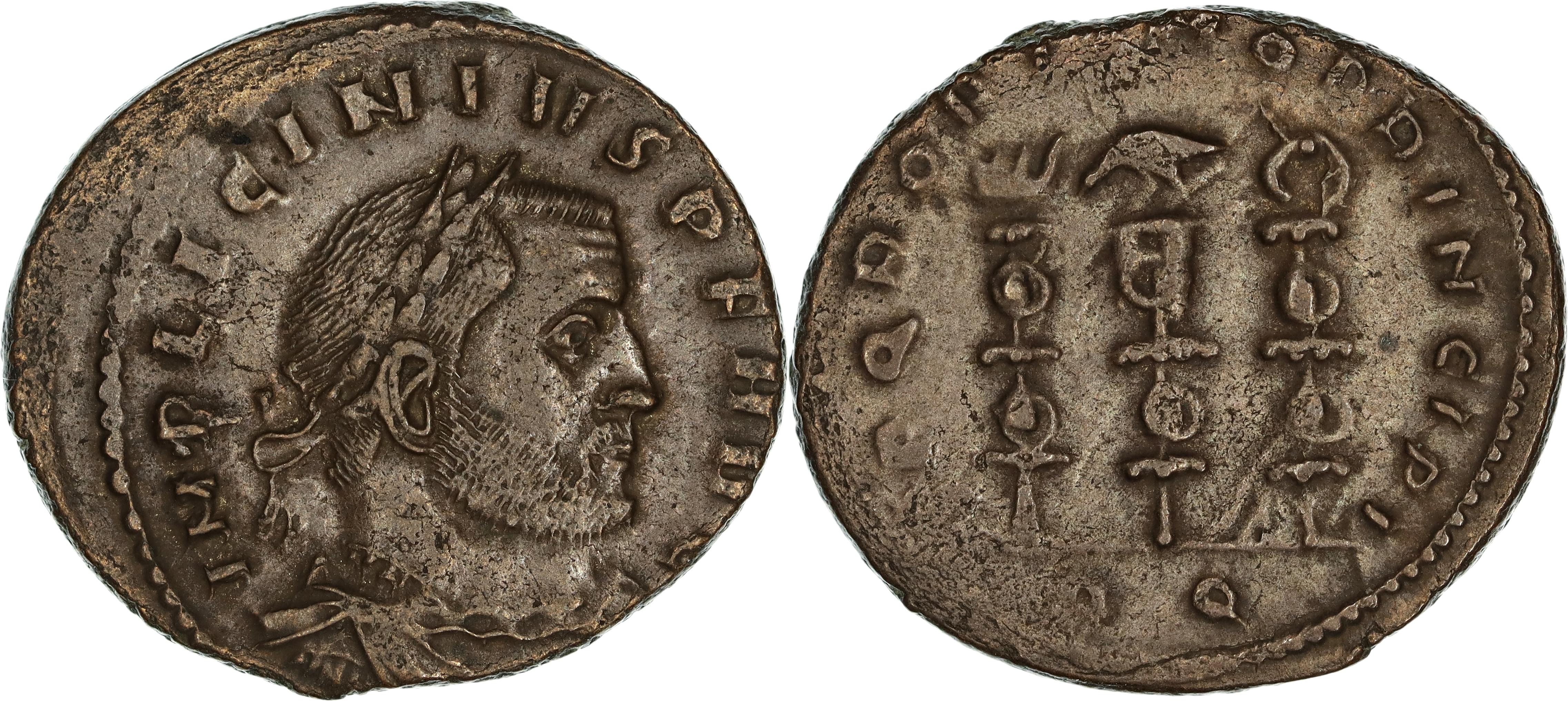 Roman Empire, Licinius I, Æ Follis, 313 AD, VF