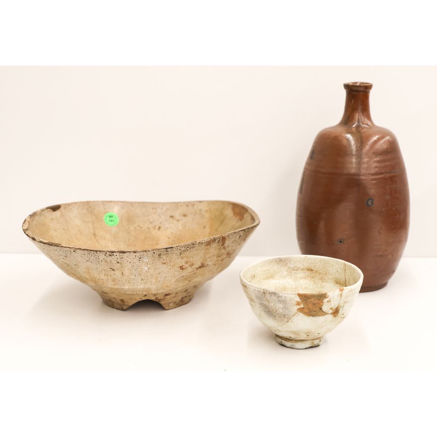 3pc Japanese Edo Period Ceramics