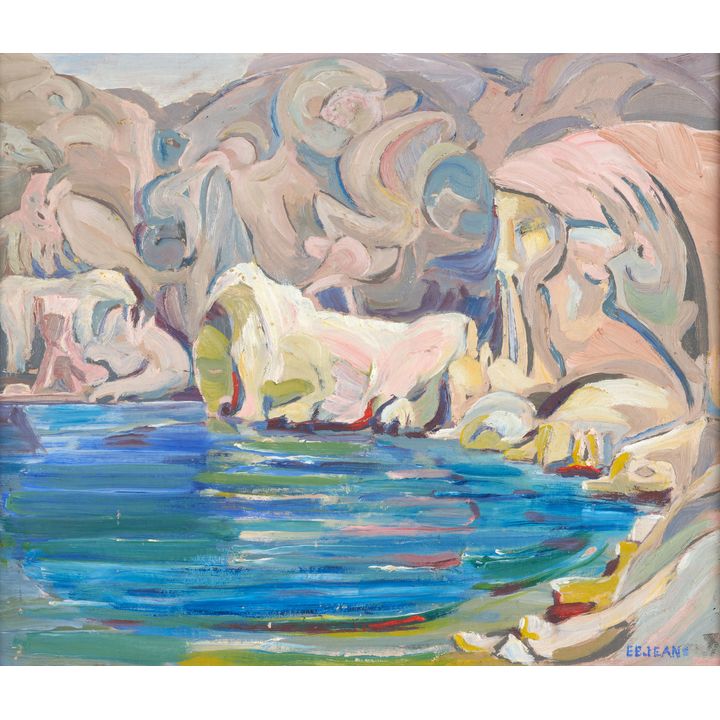 Eana B. Jeans 'Untitled - Edge of the Lake'