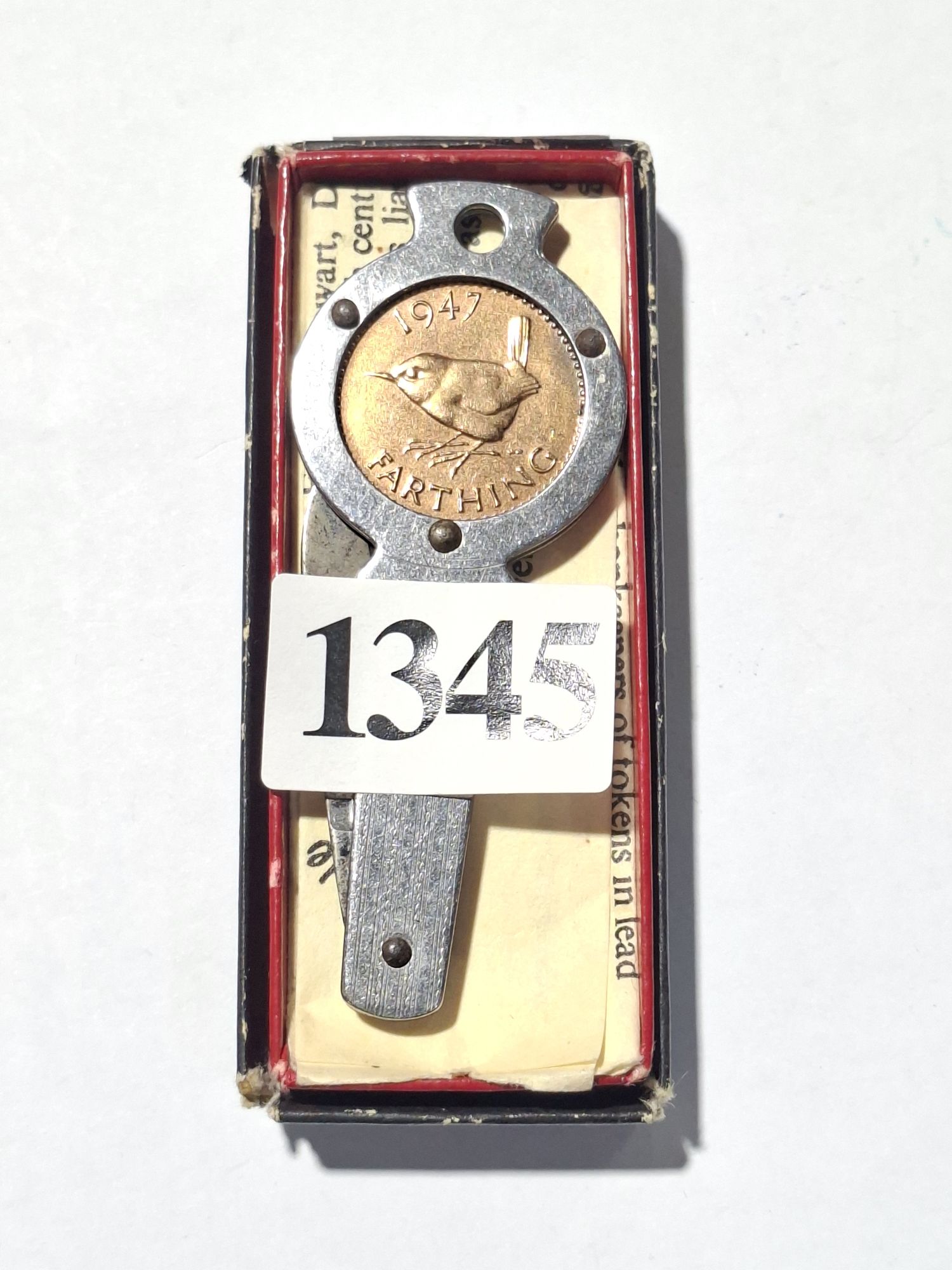 1947 FARTHING PEN KNIFE