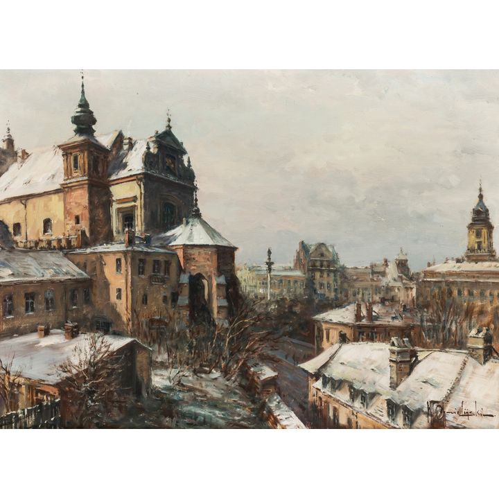 Władysław Chmieliński | Widok na kościół Św. Anny