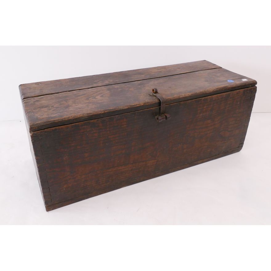 Korean Joseon Hardwood Medium Chest- 11x28x11''