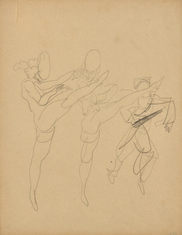 Charles Demuth 
(American, 1883-1935)
Three Cabaret Dancers