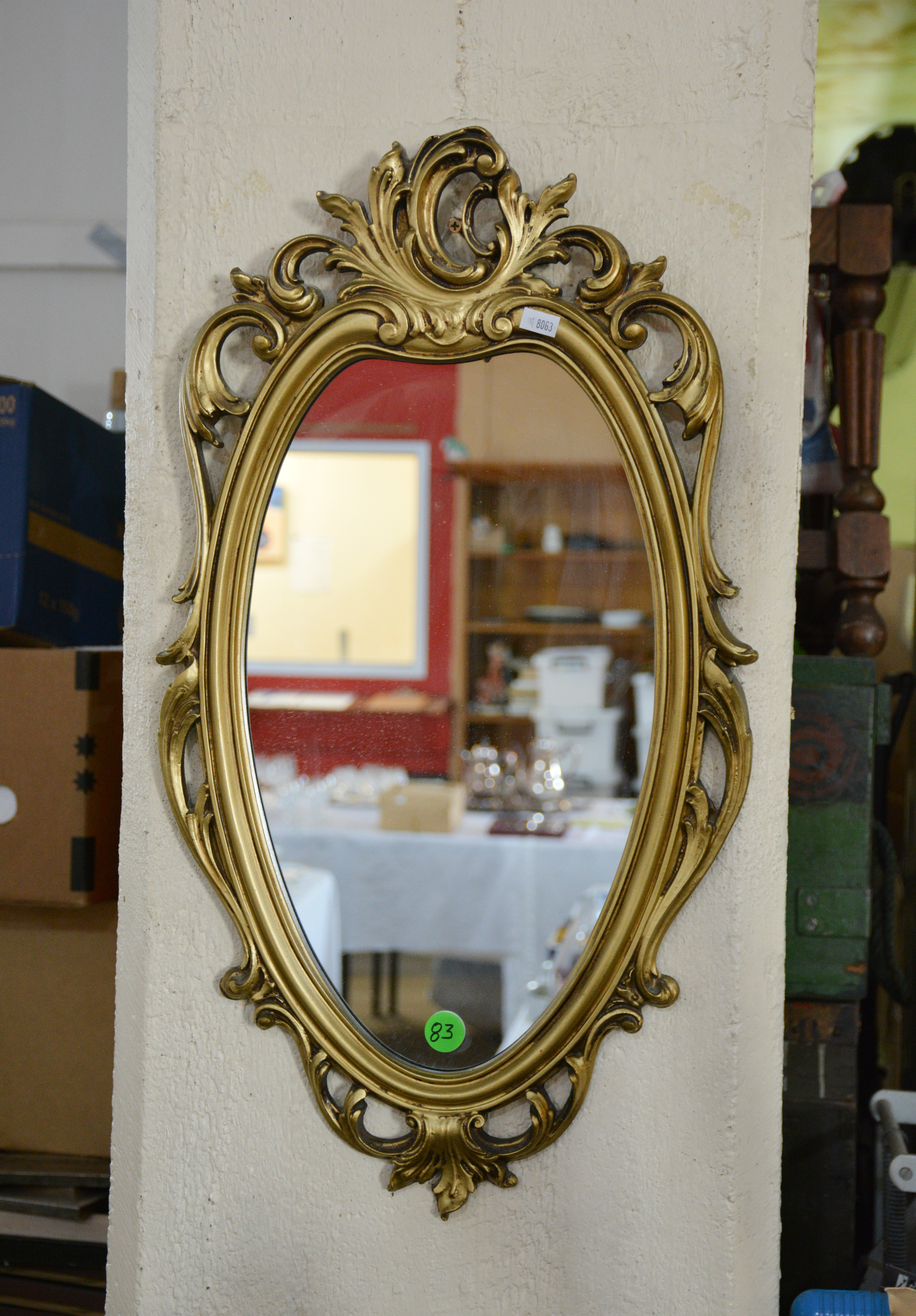 Decorative Gilt Framed Wall Mirror — NZ auction result