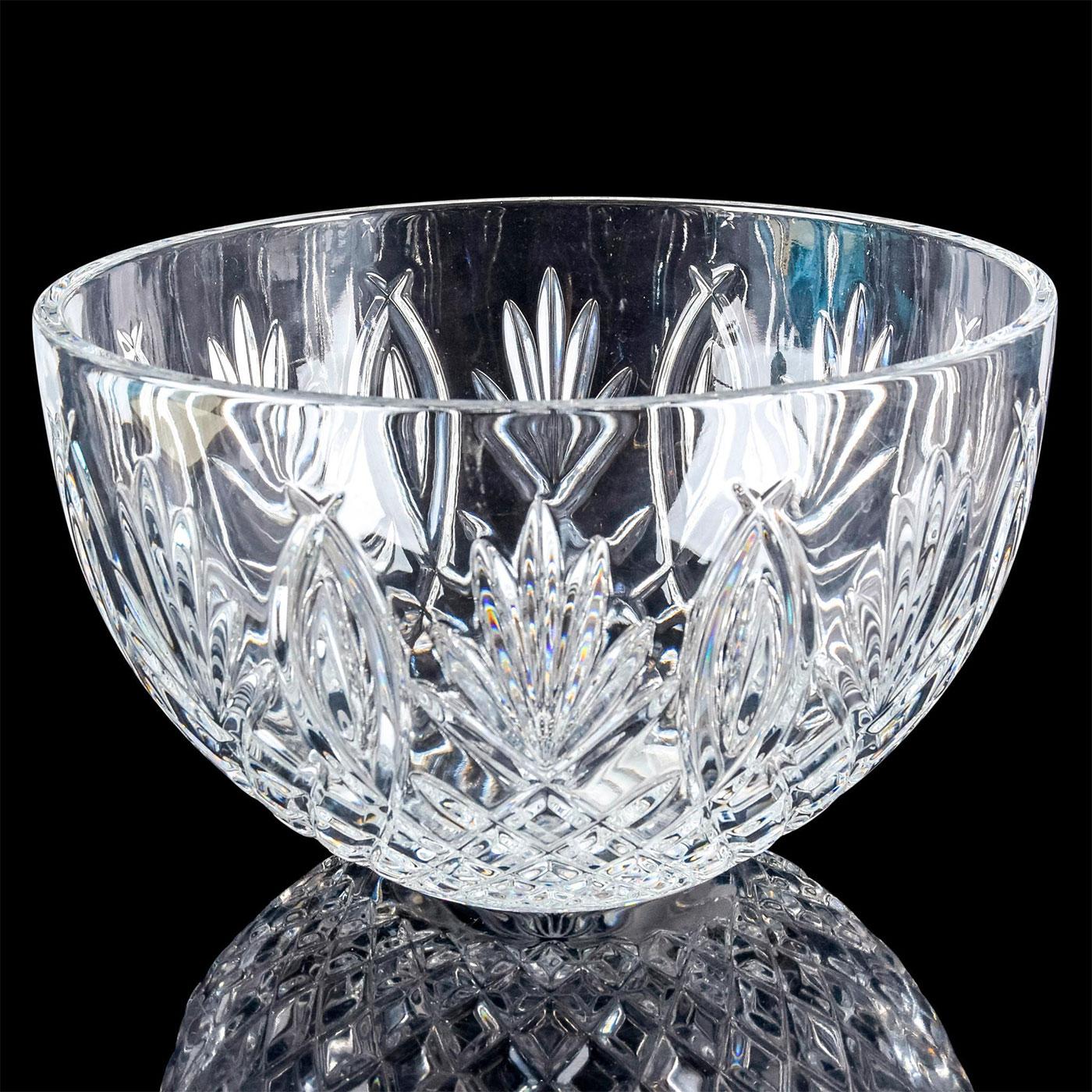 Waterford Crystal, Normandy Brilliant Wedge Cuts 10 Crystal Bowl