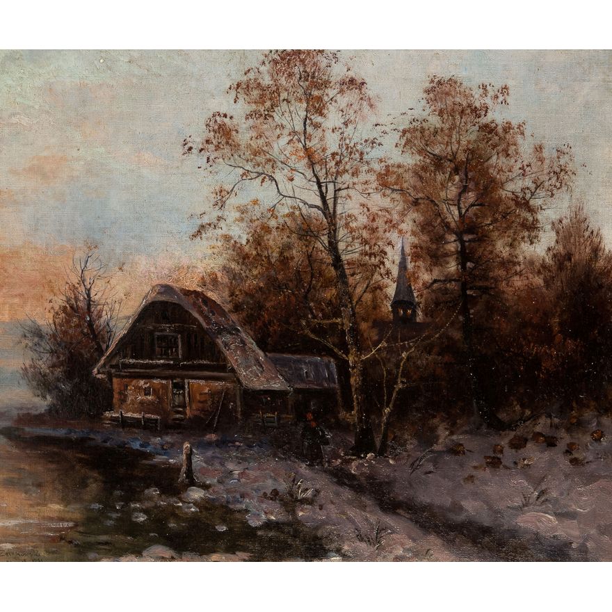 Franciszek Zajchowski | Stary dom pod miastem, 1891 r.