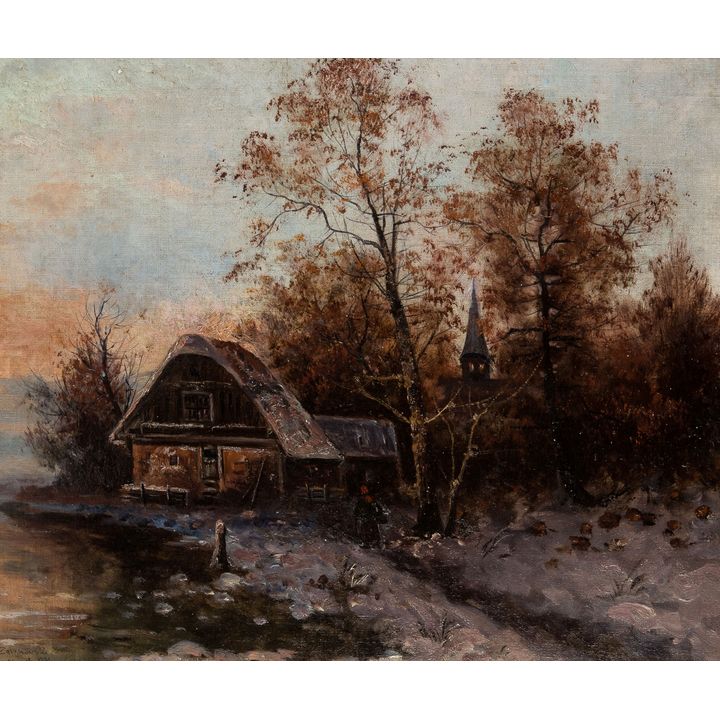 Franciszek Zajchowski | Stary dom pod miastem, 1891 r.