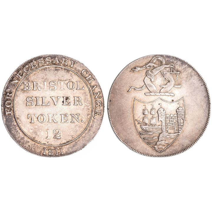 Great Britain, Somerset, Shilling, 1811, VF