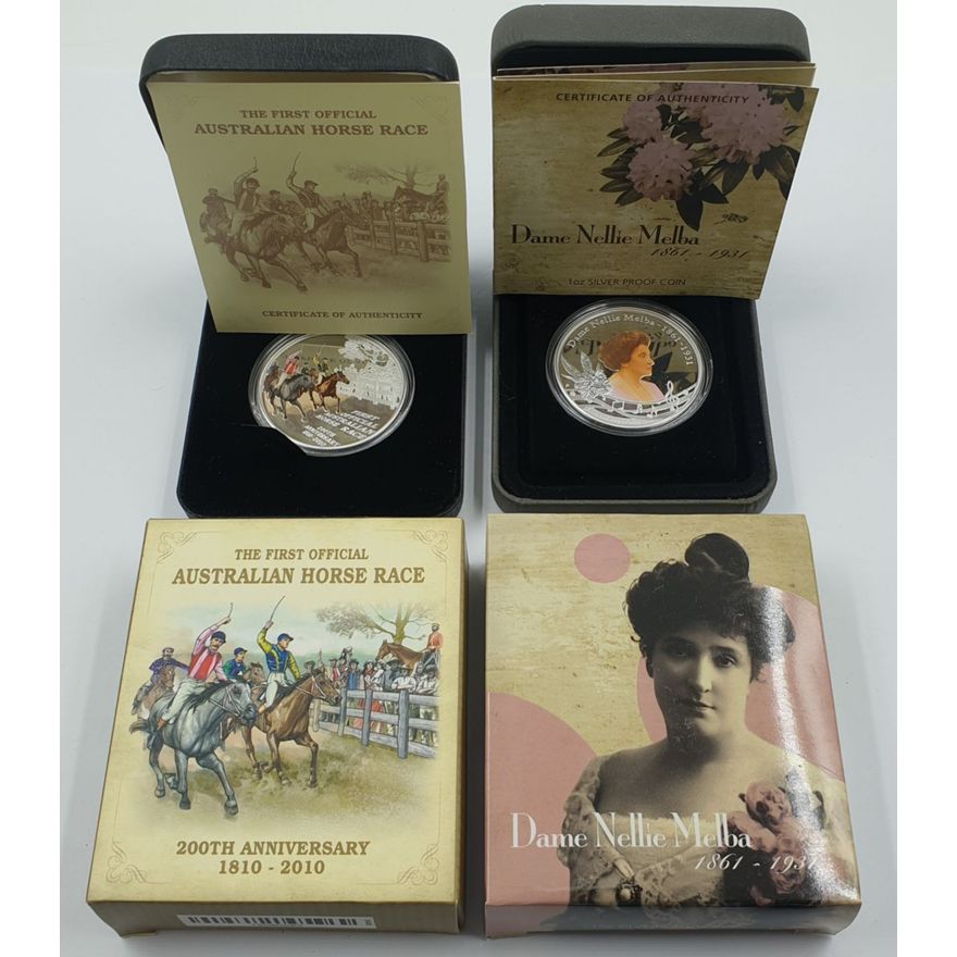 Silver 1oz. Proof Coins (x2)