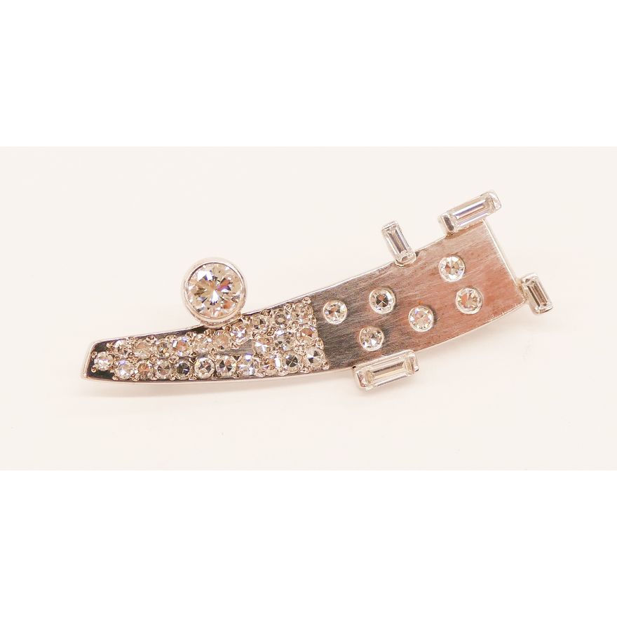 Lady's 1.48ctw Diamond Freeform 10k Brooch