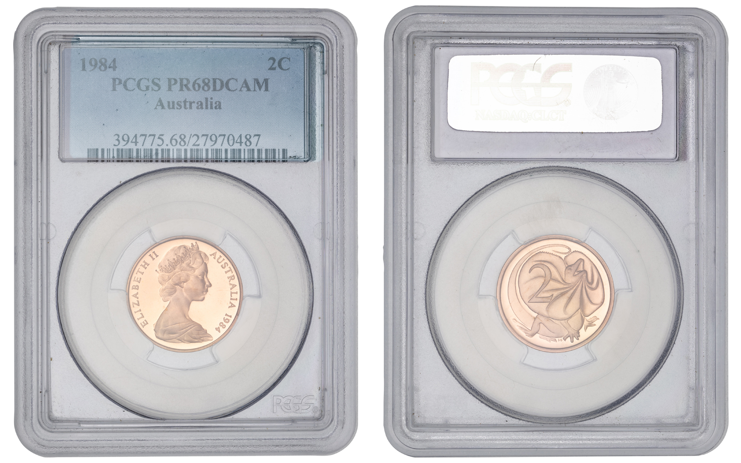 Elizabeth II, Two Cent, 1984, PCGS PR68DCAM