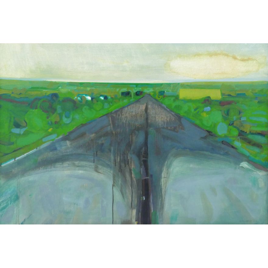 Hank Kowert ''Plains Highway'' 1960 Oil