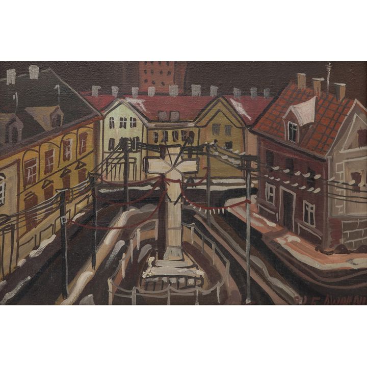 Edward Dwurnik | Krzyż papieski, 1982