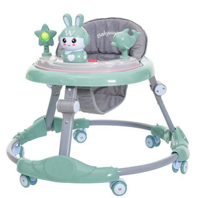 Multifunctional Baby Walker Green | INCOMPLETE