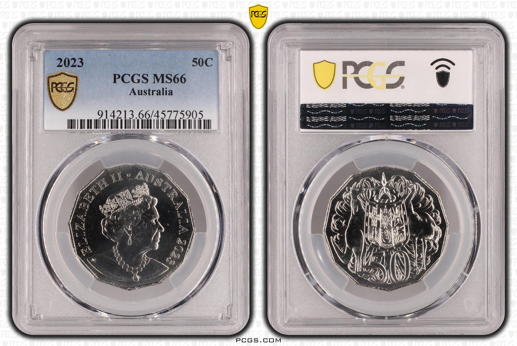 Fifty Cent, 2023, PCGS MS66