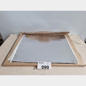 NOISE AND HEAT REDUCTION ECONOMY SOUND DEADENING PAD - SILVER - 4X 500MM X 800MM X 1.2MM