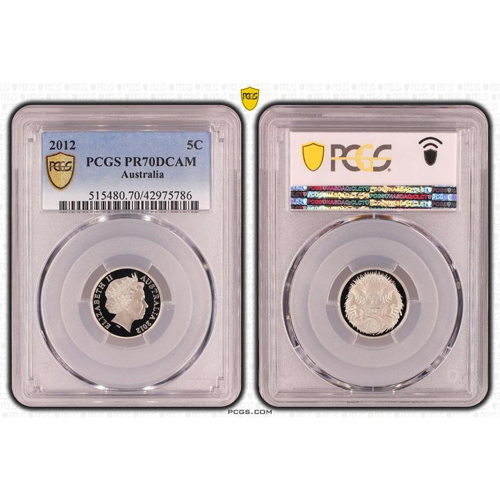 Elizabeth II, Five Cent, PR70DCAM , 2012 PCGS POP - 53/0
