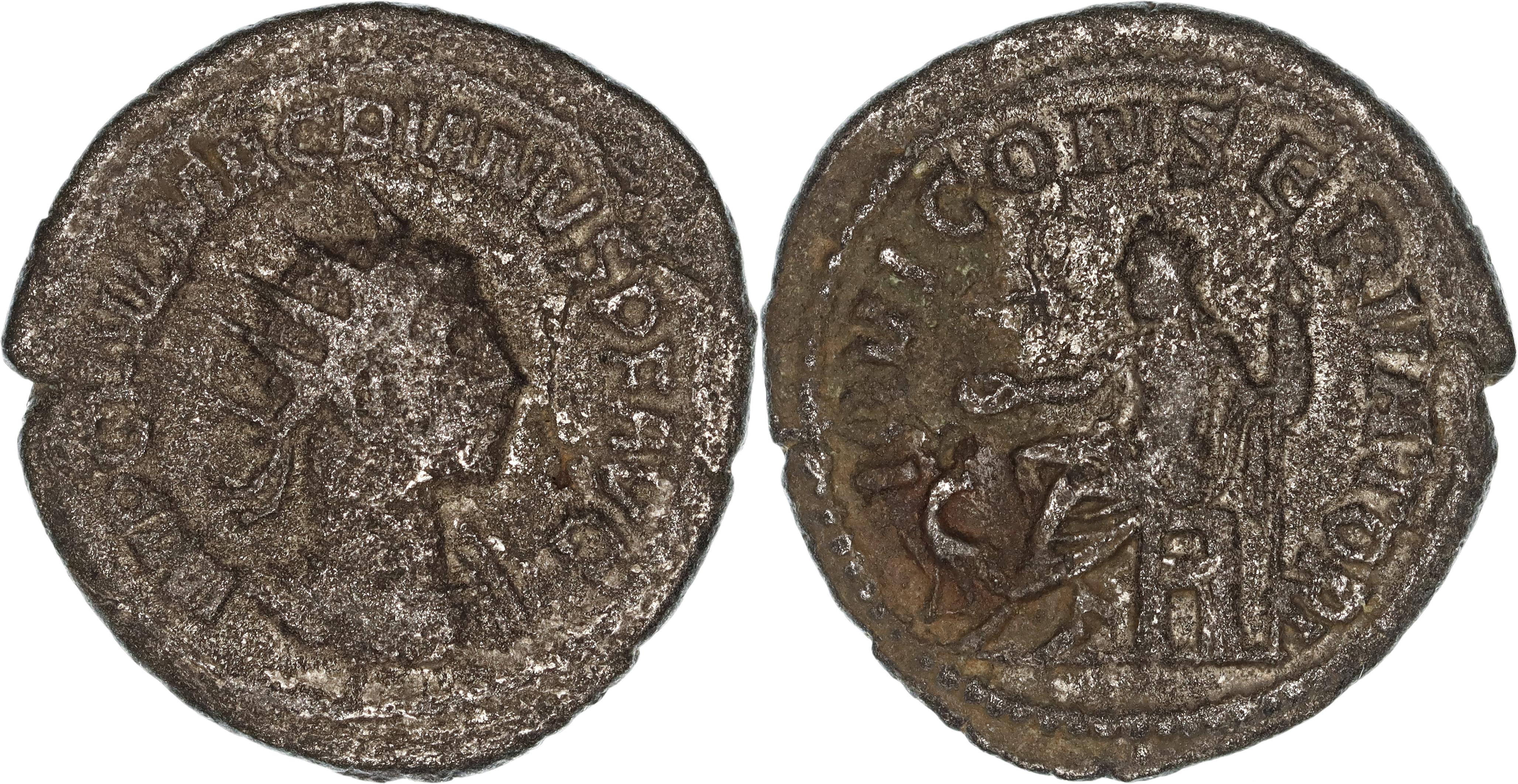 Roman Empire, Macrianus minor, Æ Antoninianus, 260-261 AD, gF-nVF