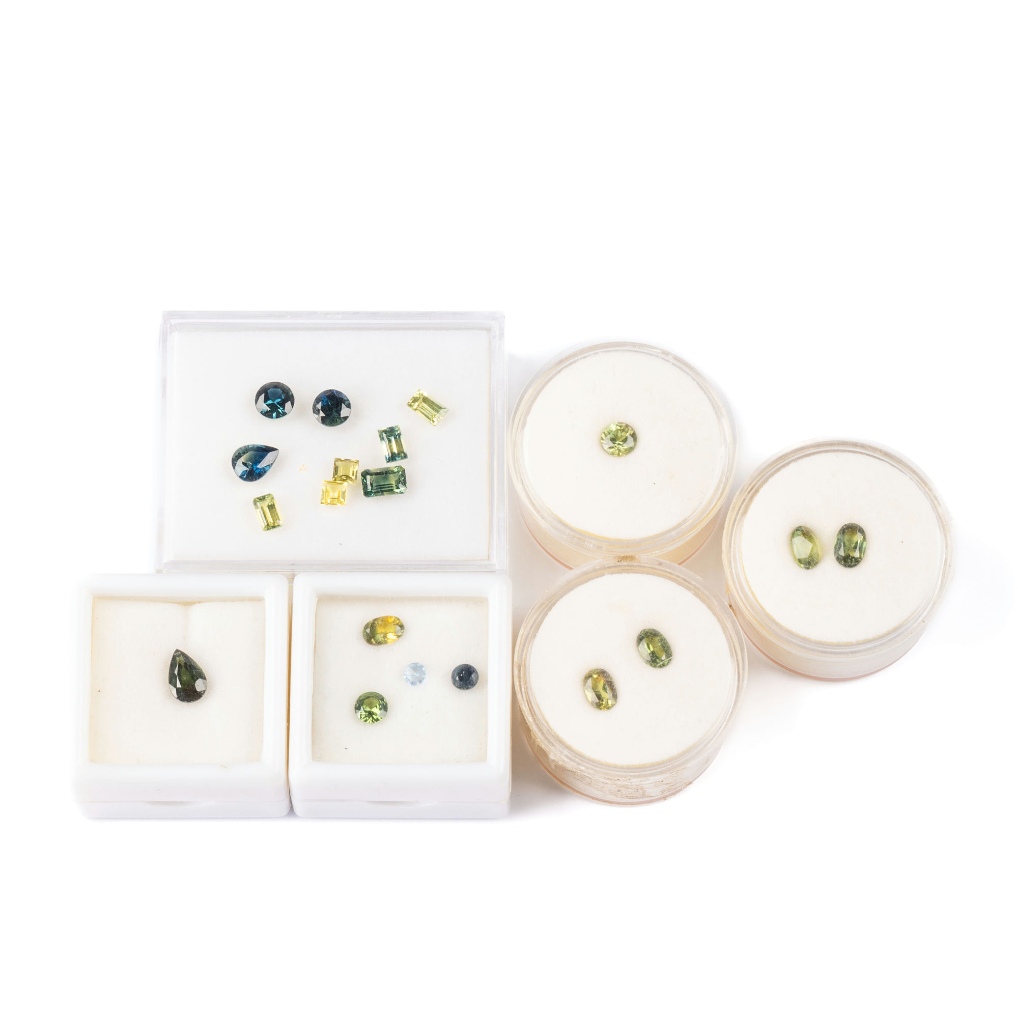 Mixed lot Sapphires,