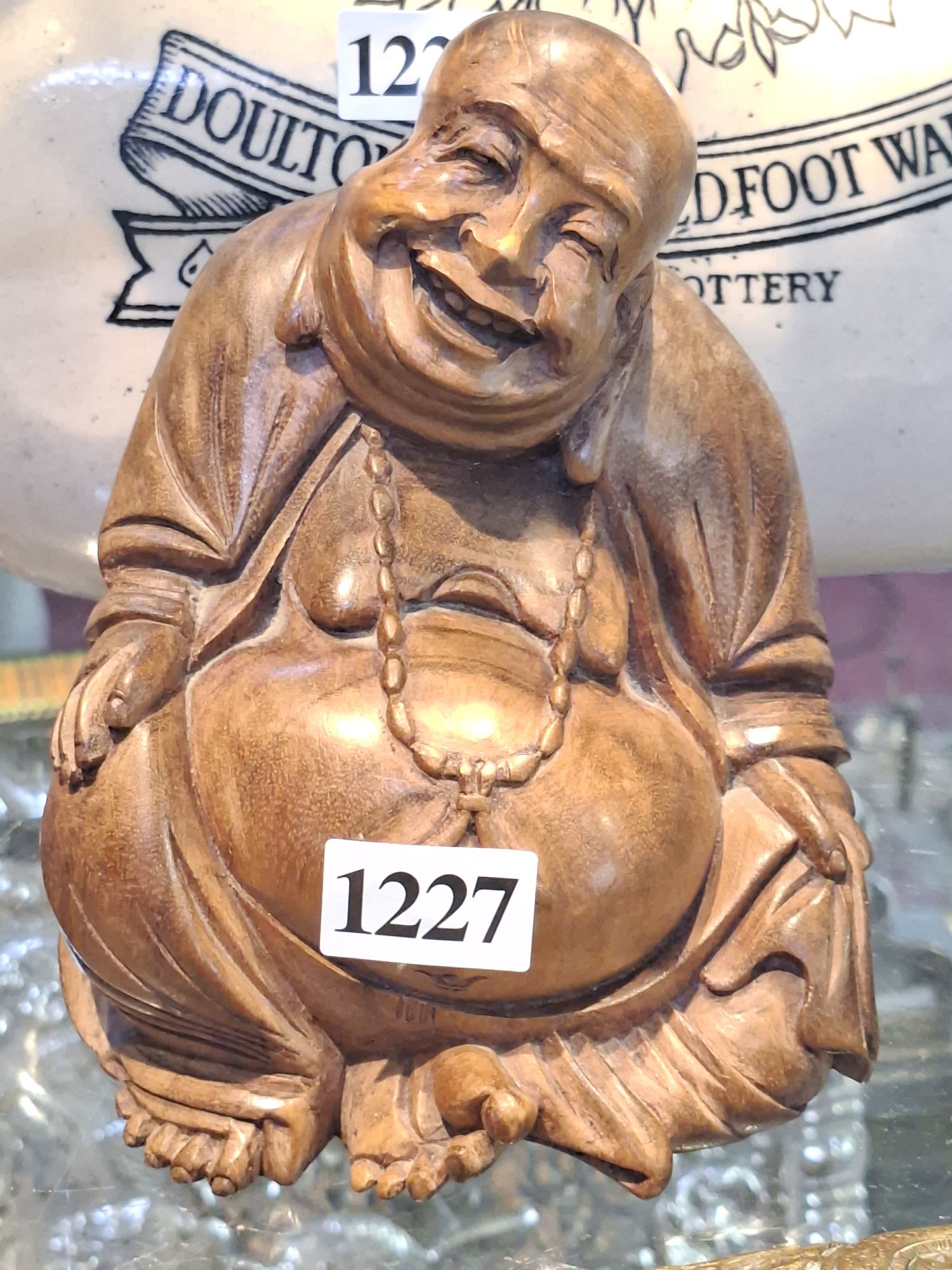 Carved Wooden Buddha