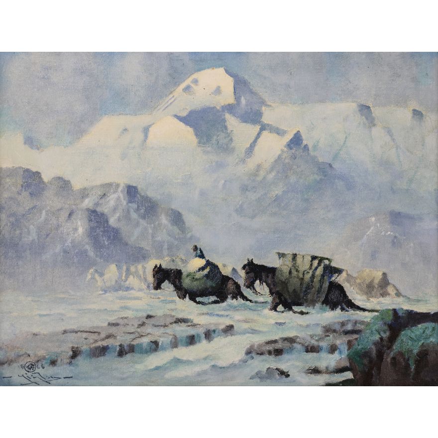 Eustace Ziegler ''The Ford'' 1966 Oil