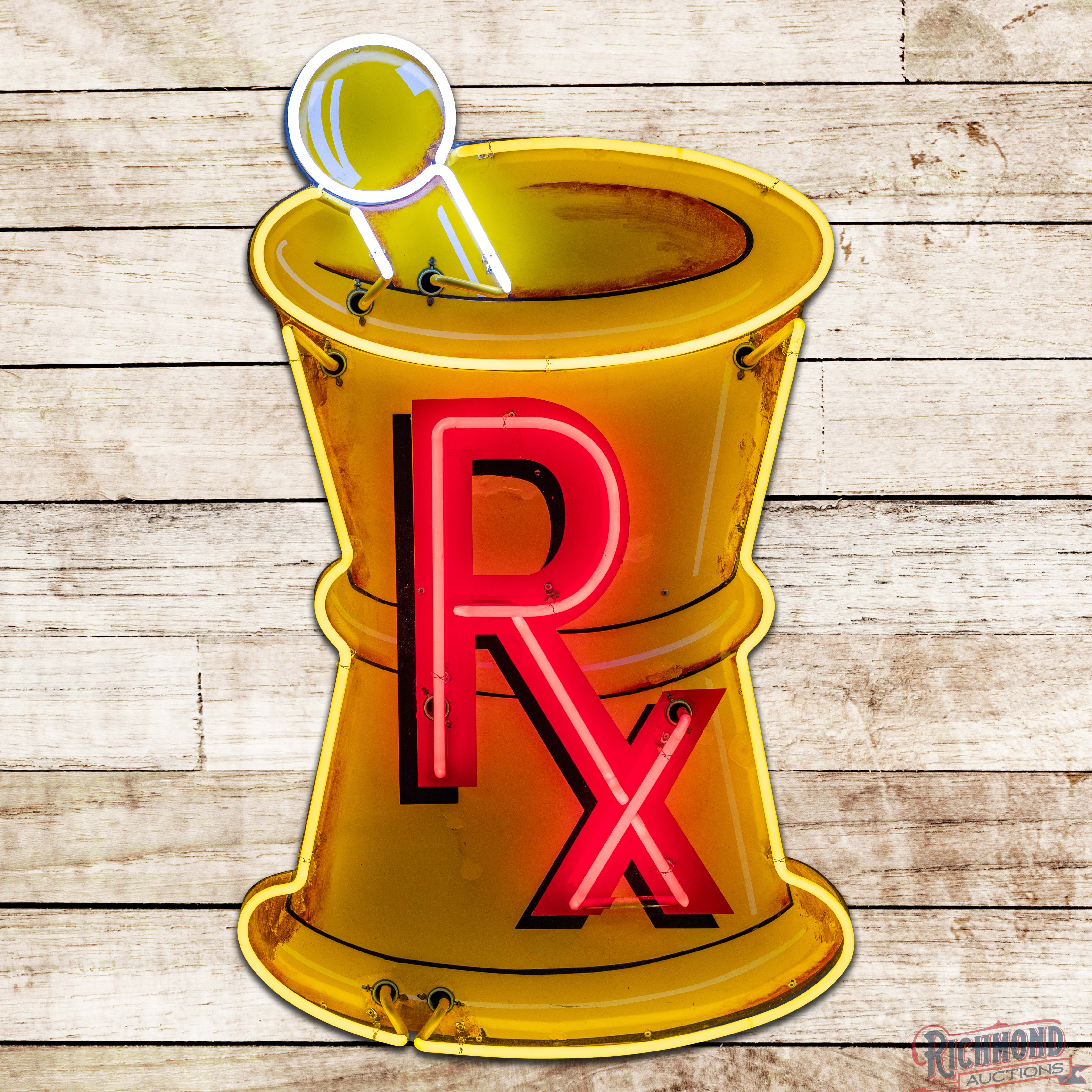 Outstanding RX Drug Store Mortar & Pestle Die Cut 52