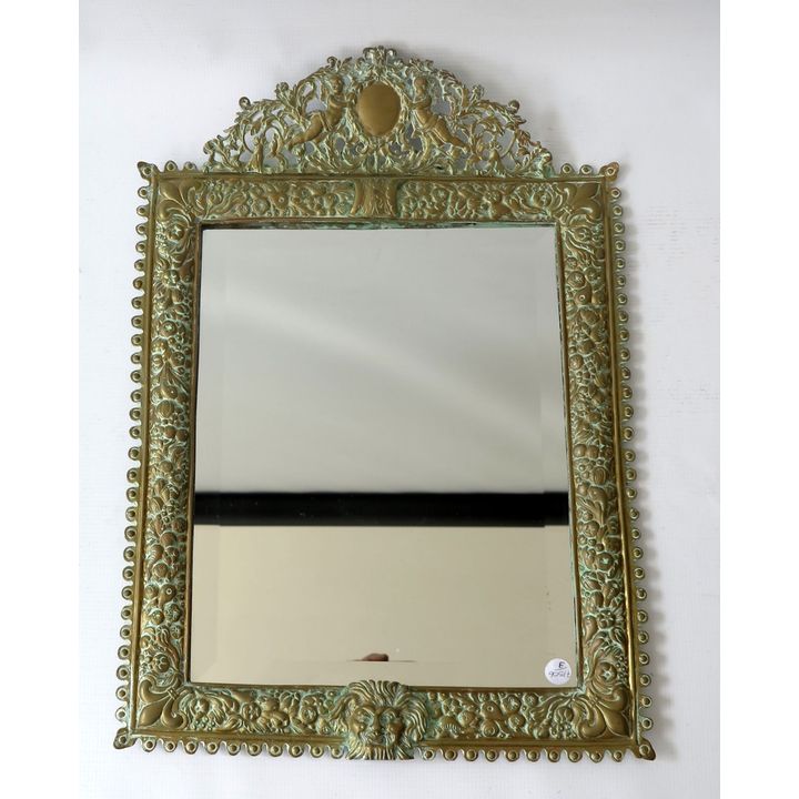 BRASS FRAMED MIRROR
