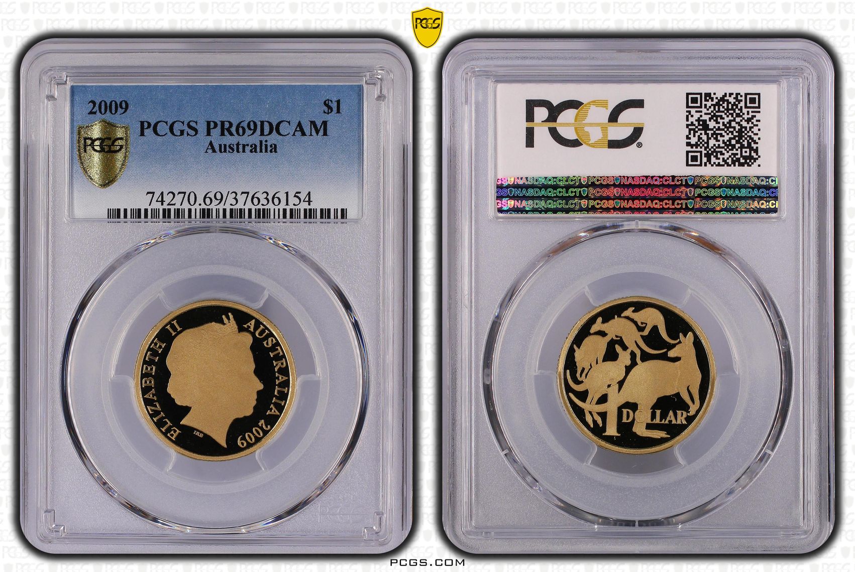 One Dollar, 2009, PCGS PR69DCAM